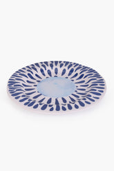 Melamine Blue & White Dinner Plate (28 cm)