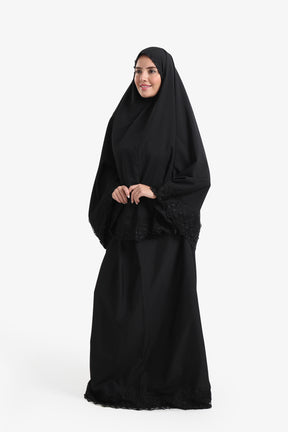 Prayer Set with Lace Trim