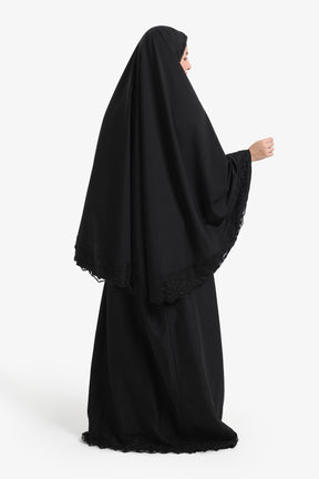 Prayer Set with Lace Trim