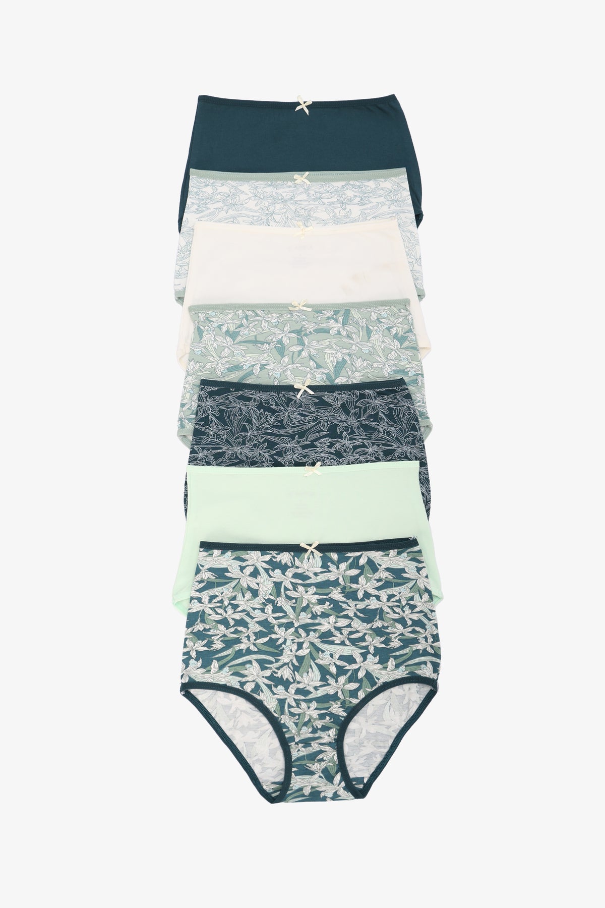 Pack of 7 Colored Full Brief Panties