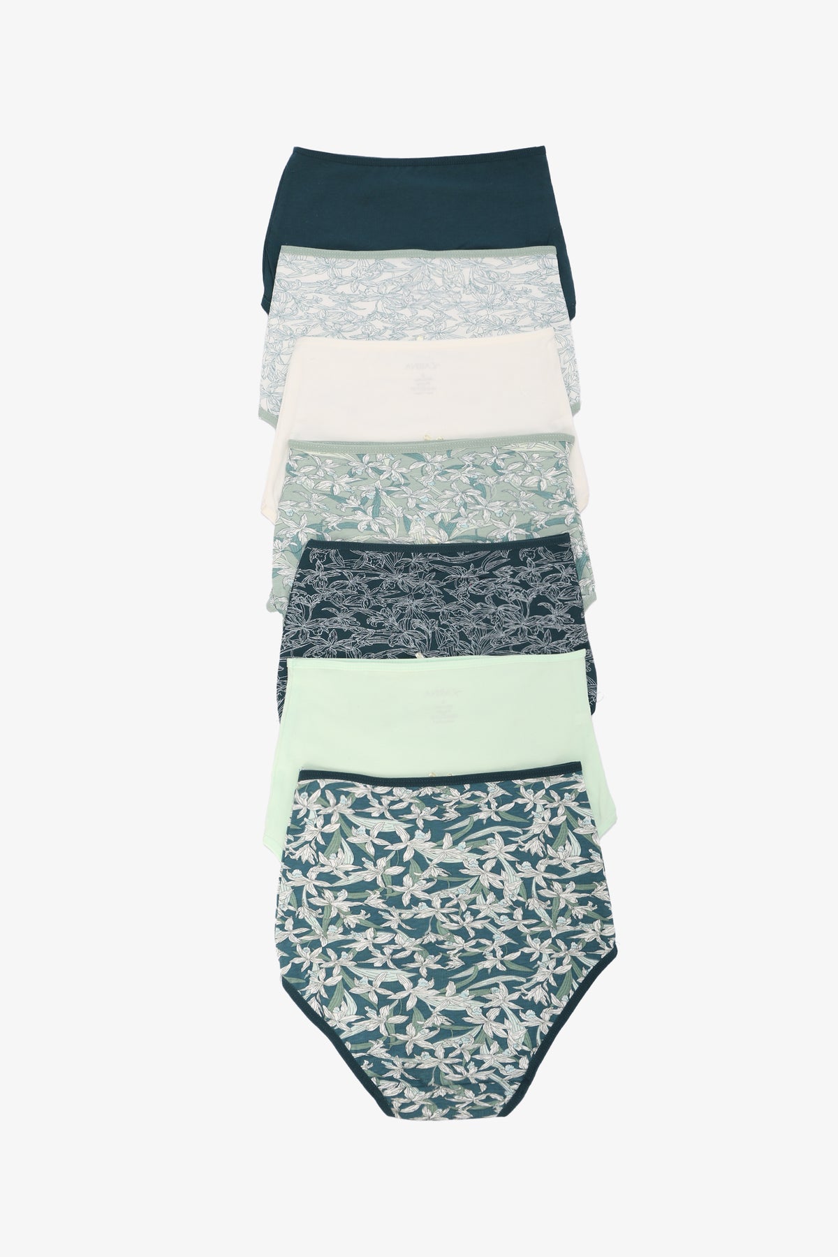 Pack of 7 Colored Full Brief Panties