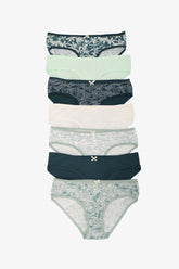 Pack of 7 Colored Bikini Panties
