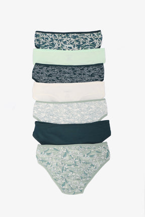 Pack of 7 Colored Bikini Panties
