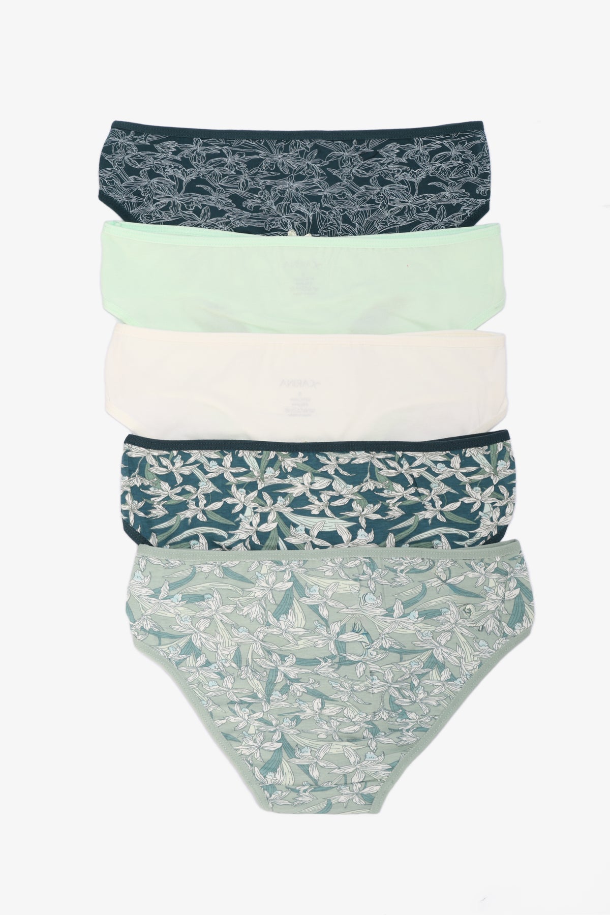 Pack of 5 Colored Bikini Panties