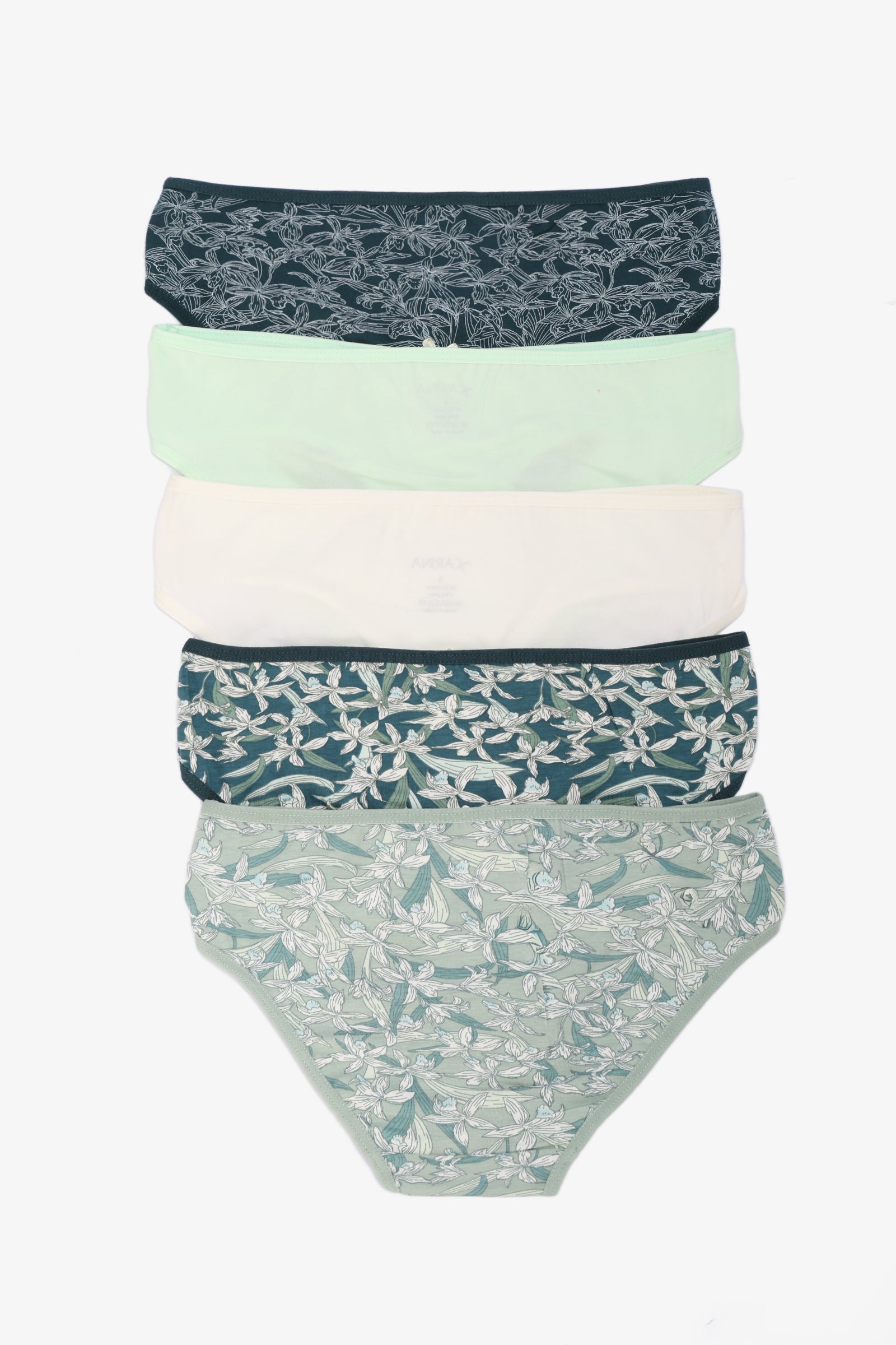 Pack of 5 Colored Bikini Panties