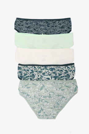 Pack of 5 Colored Bikini Panties