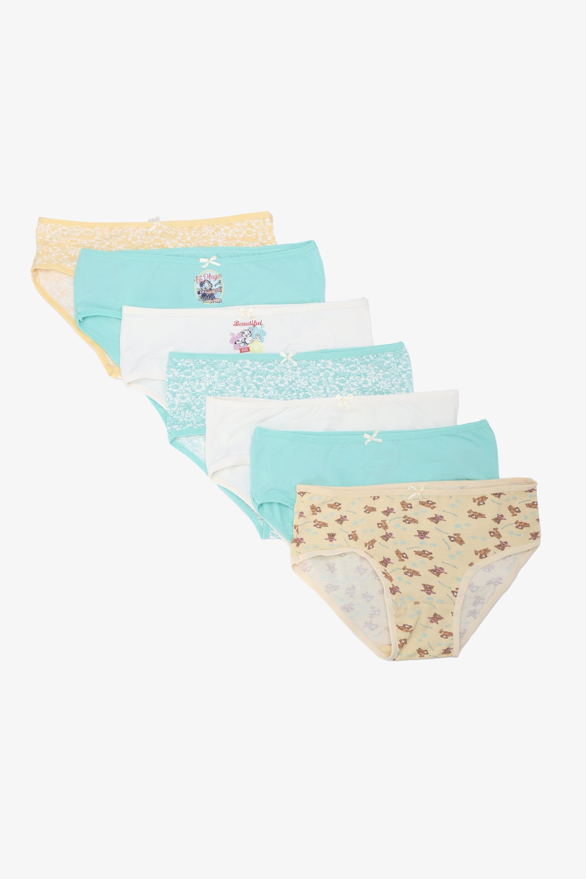 Pack of 7 Colored Bikini Panties