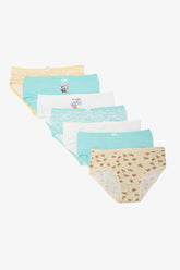 Pack of 7 Colored Bikini Panties