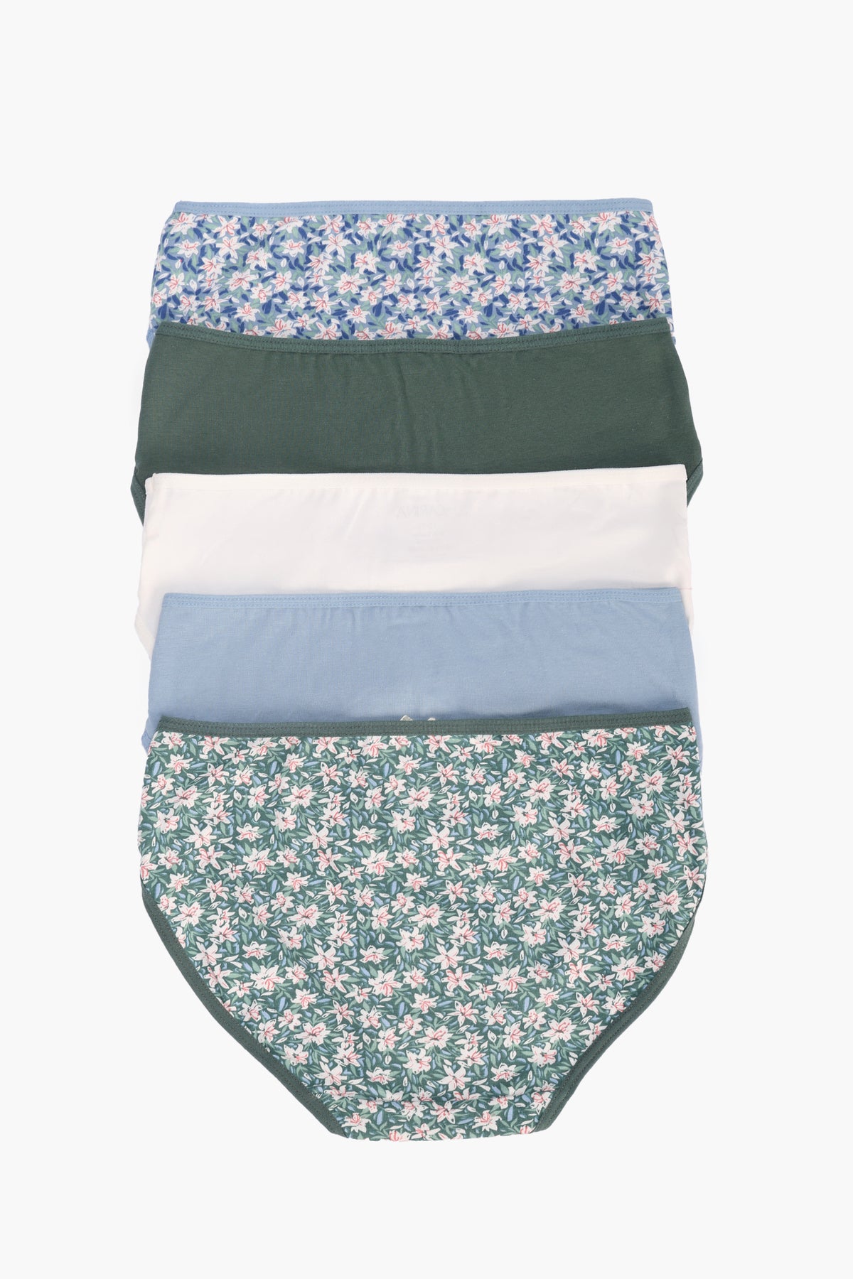 Pack of 5 Girly Brief Panties