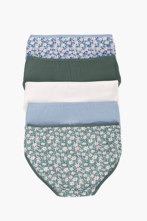 Pack of 5 Girly Brief Panties