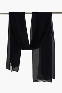 Solid Pattern Chiffon Scarf