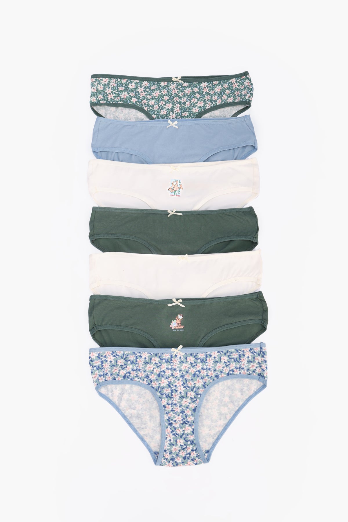 Pack of 7 Colored Bikini Panties