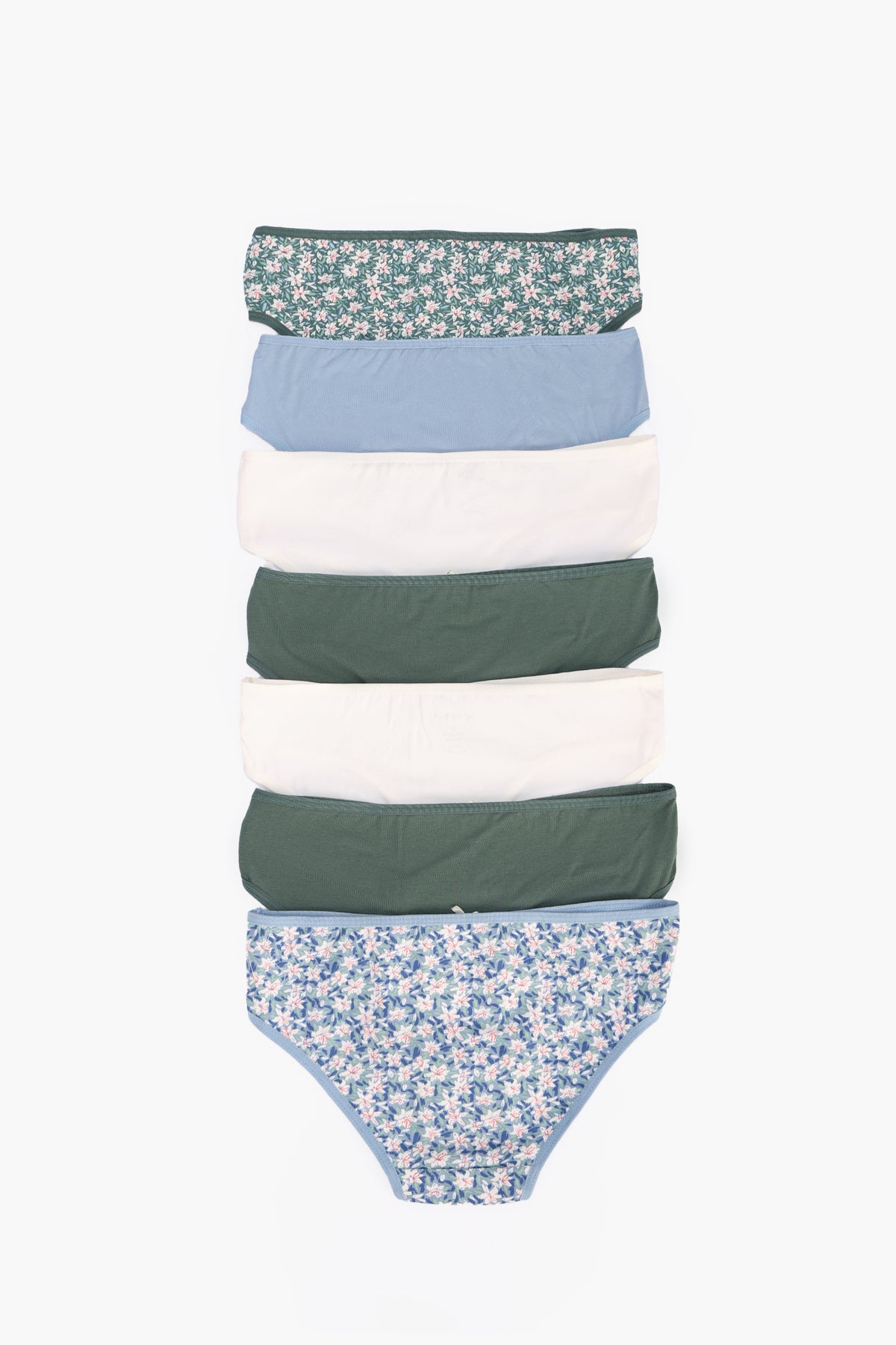 Pack of 7 Colored Bikini Panties