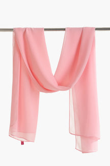 Solid Pattern Chiffon Scarf