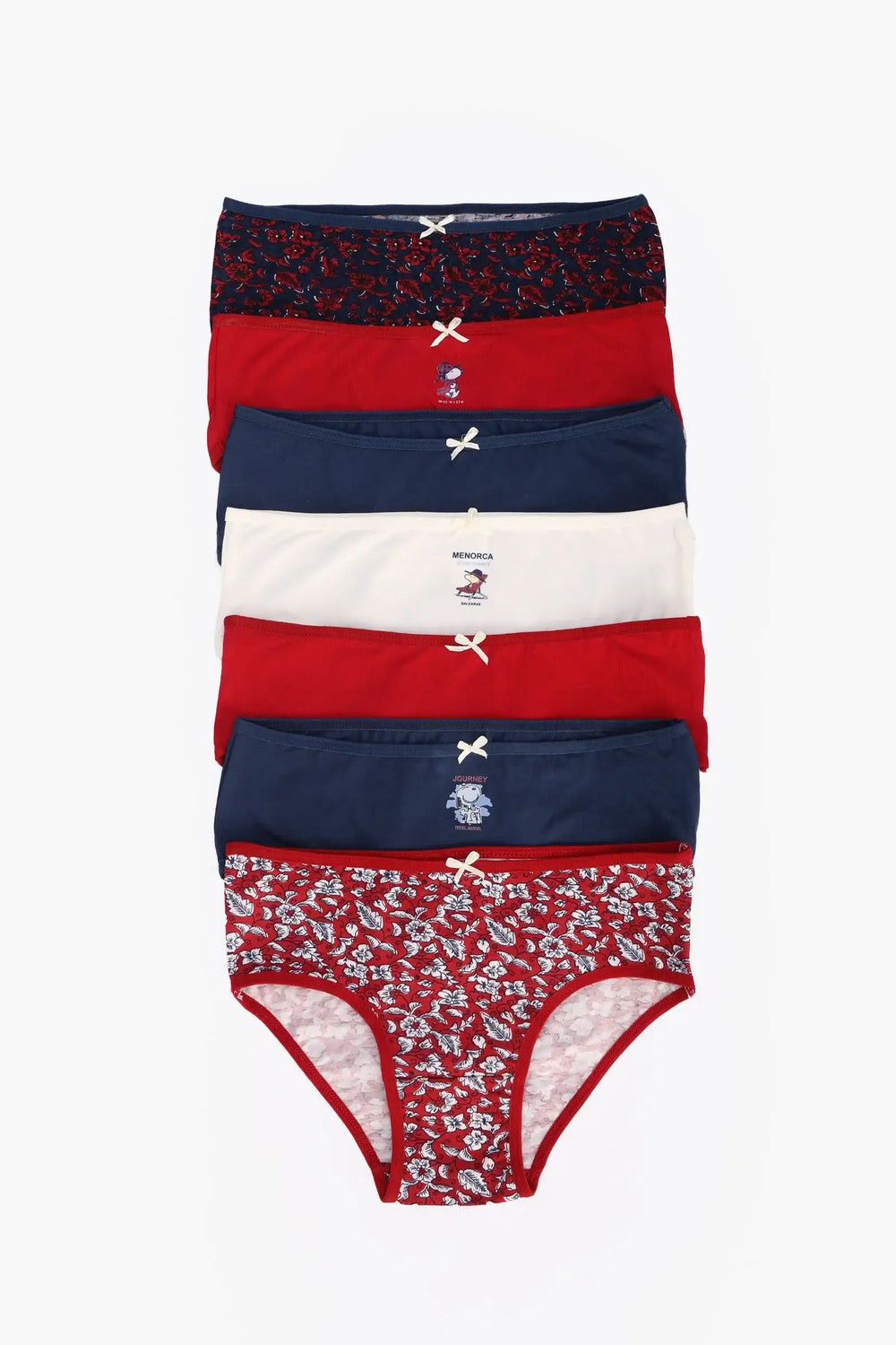 مجموعة من 7 بانتي بريف ملونين