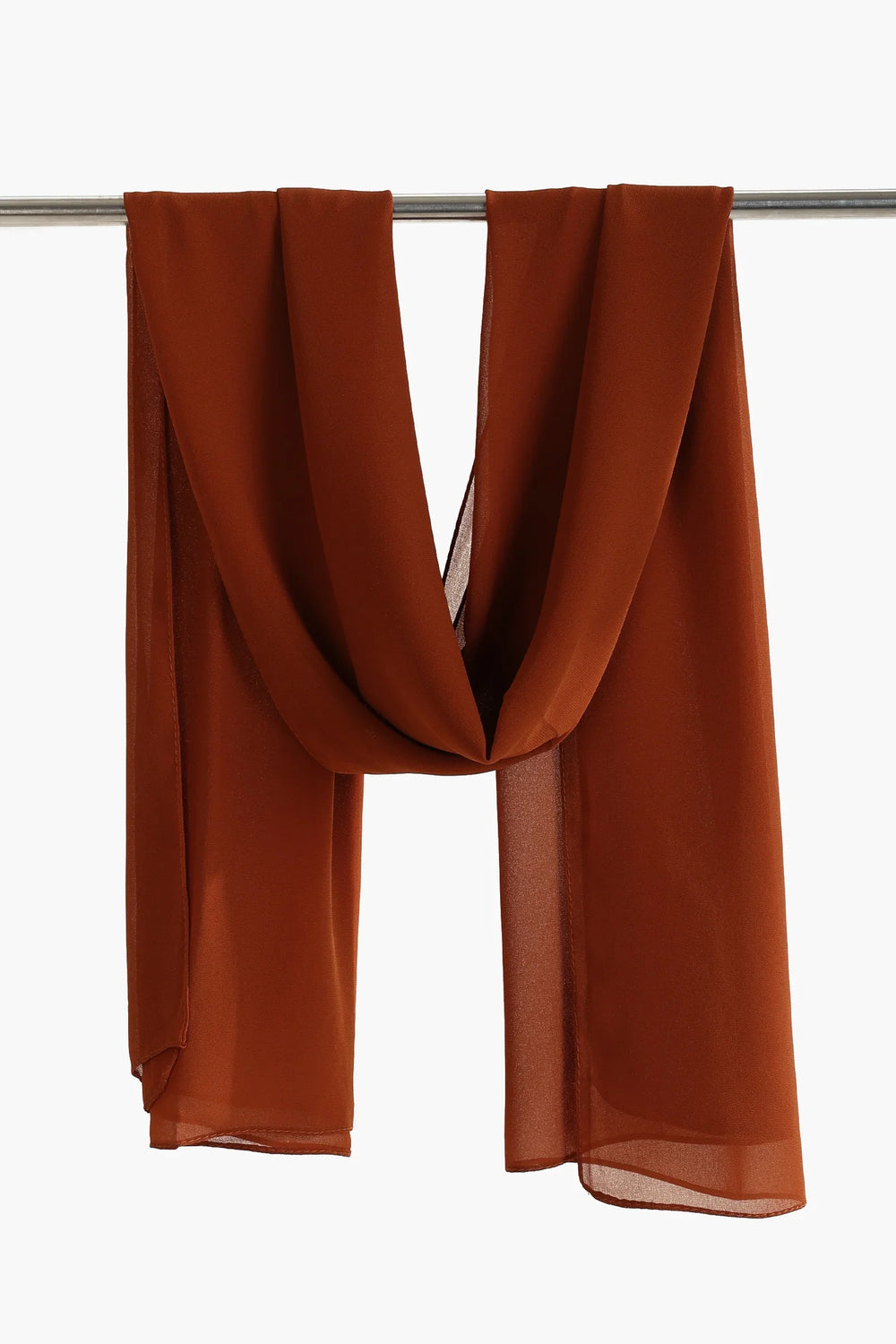 Solid Pattern Chiffon Scarf