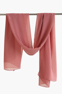 Solid Pattern Chiffon Scarf