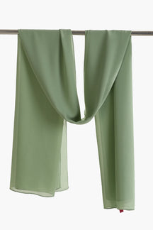 Solid Pattern Chiffon Scarf