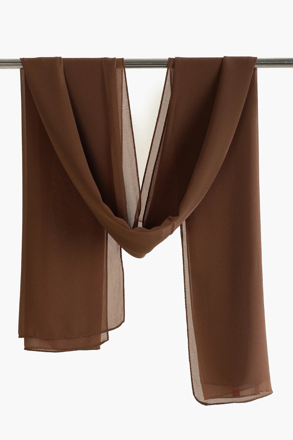 Solid Pattern Chiffon Scarf