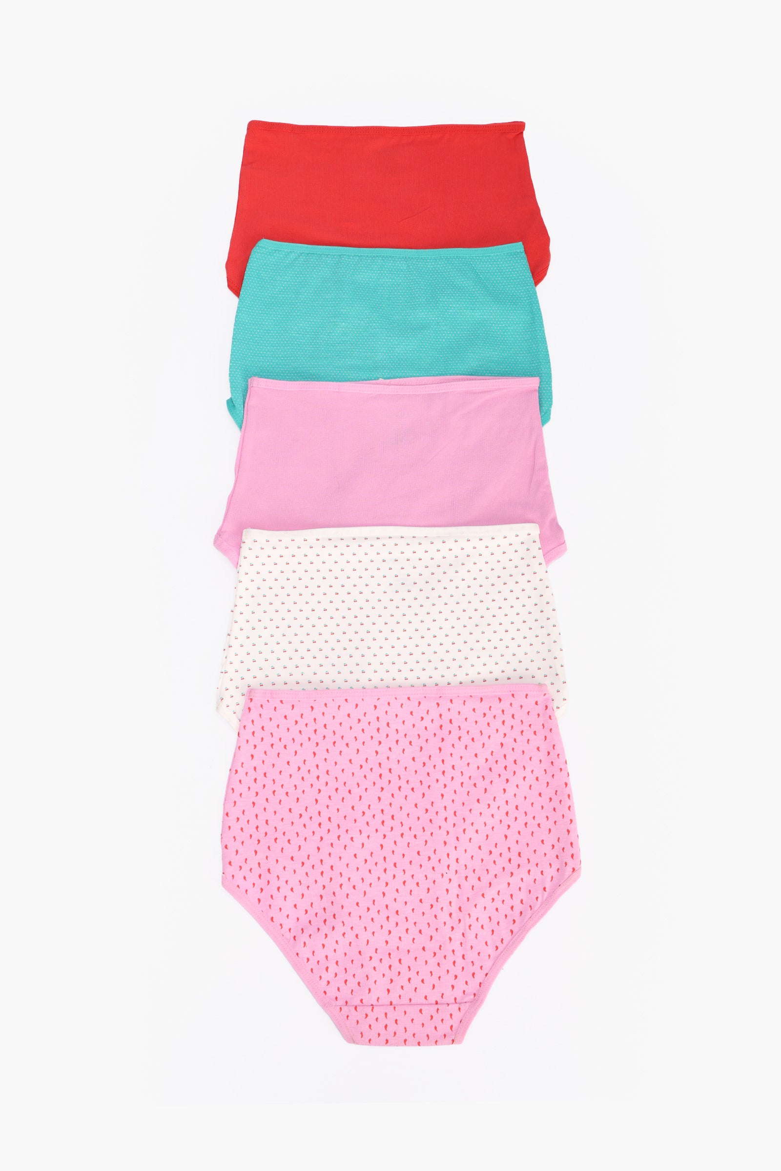 Pack of 5 Colored Full Brief Panties