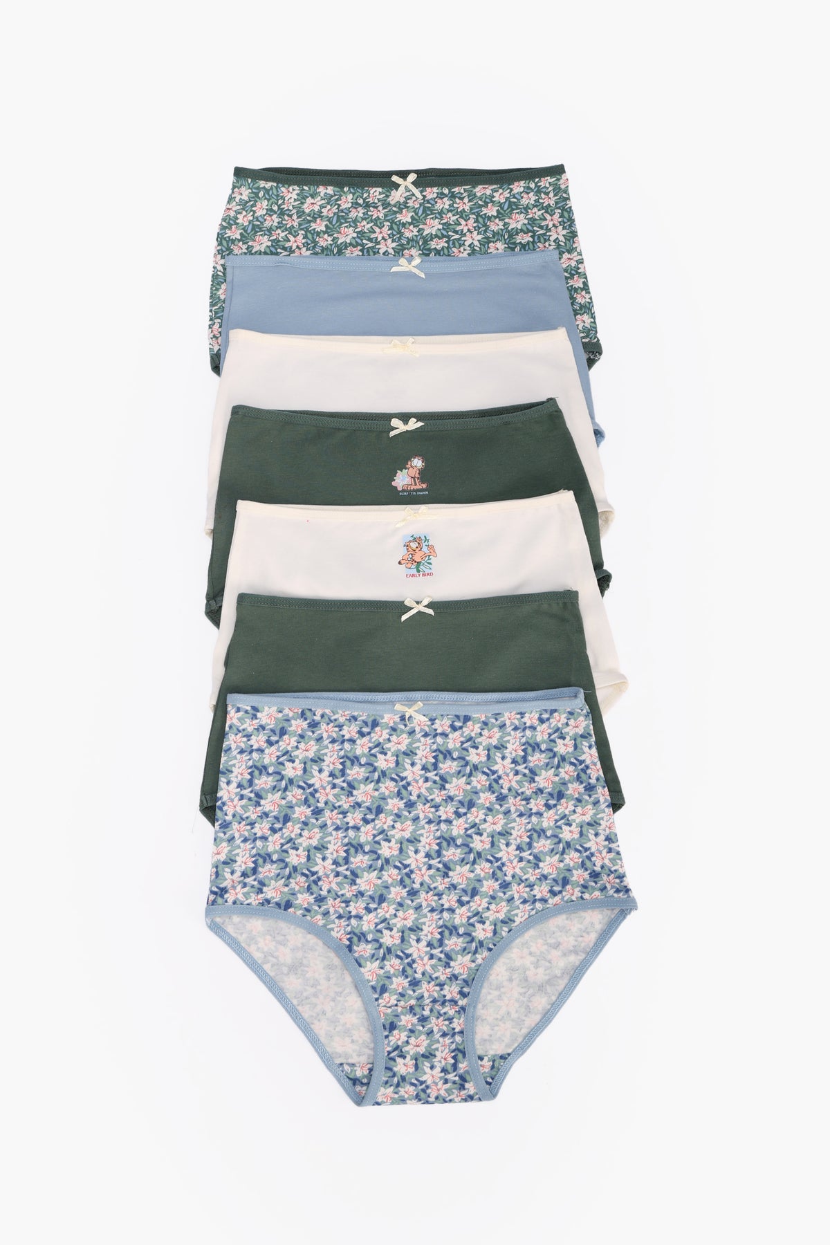 Pack of 7 Colored Full Brief Panties