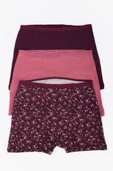 Pack of 3 Colored Short Panties