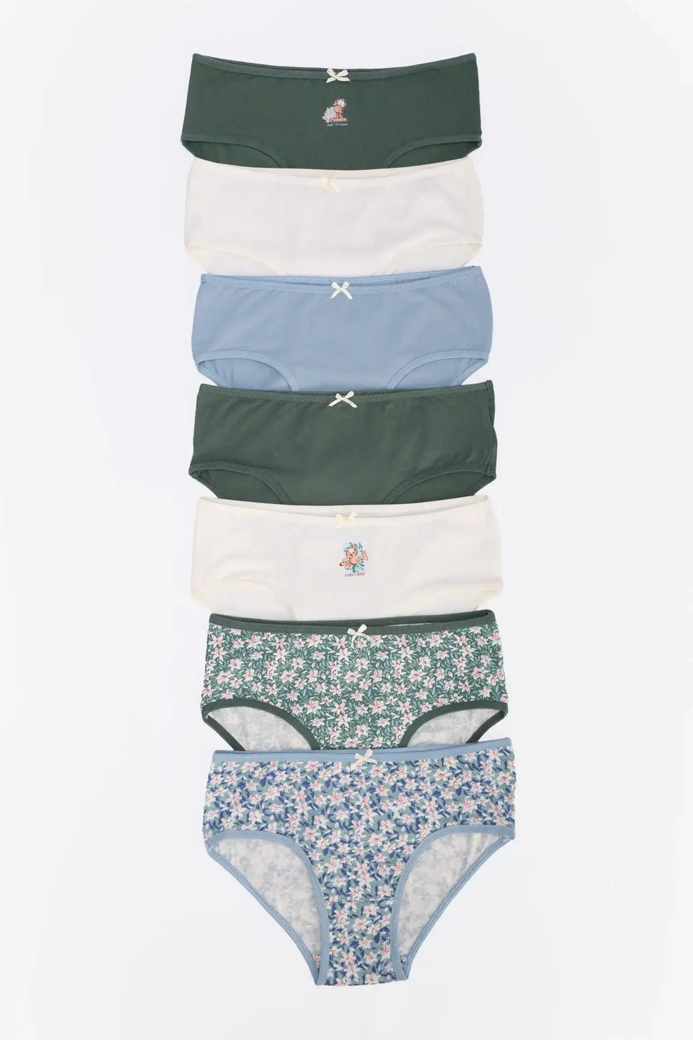 مجموعة من 7 بانتي بريف ملون