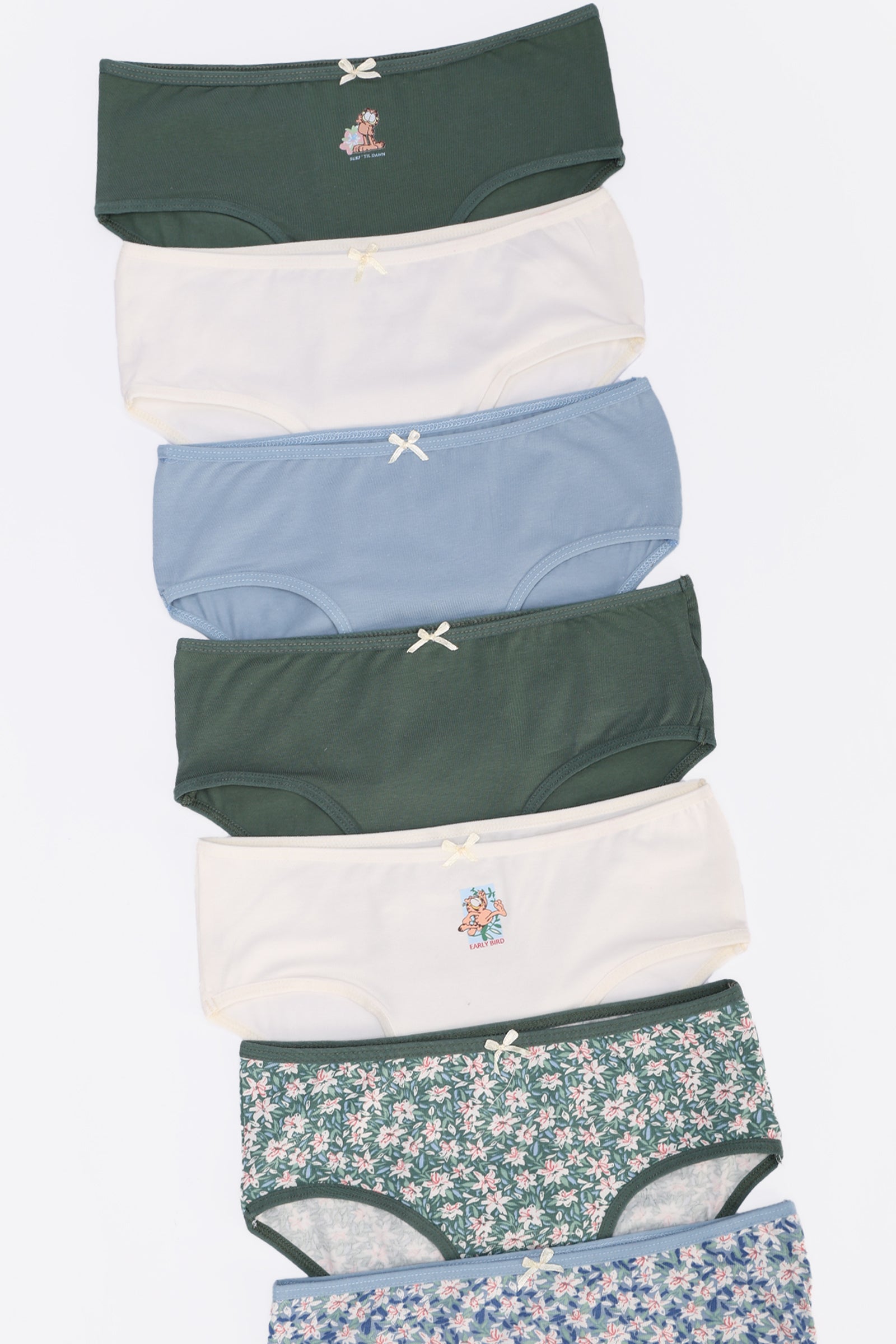 Pack of 7 Colored Brief Panties
