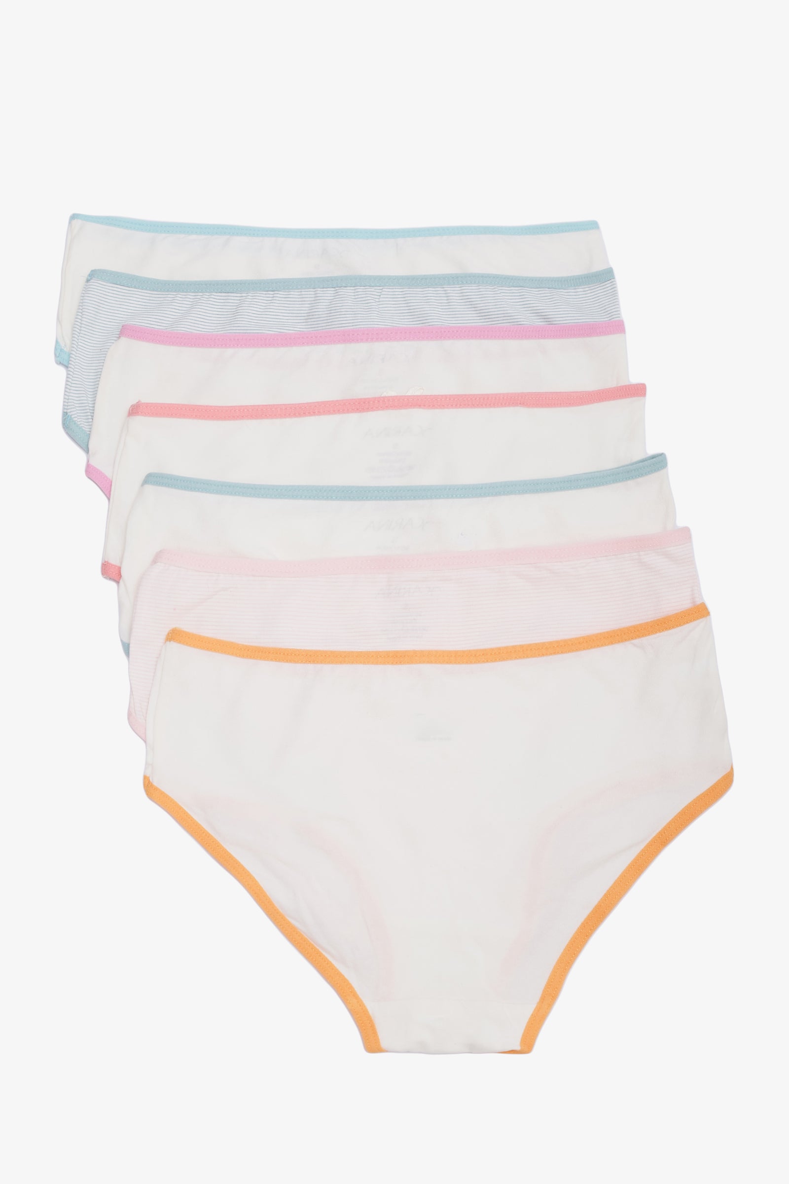 Pack of 7 Colored Brief Panties