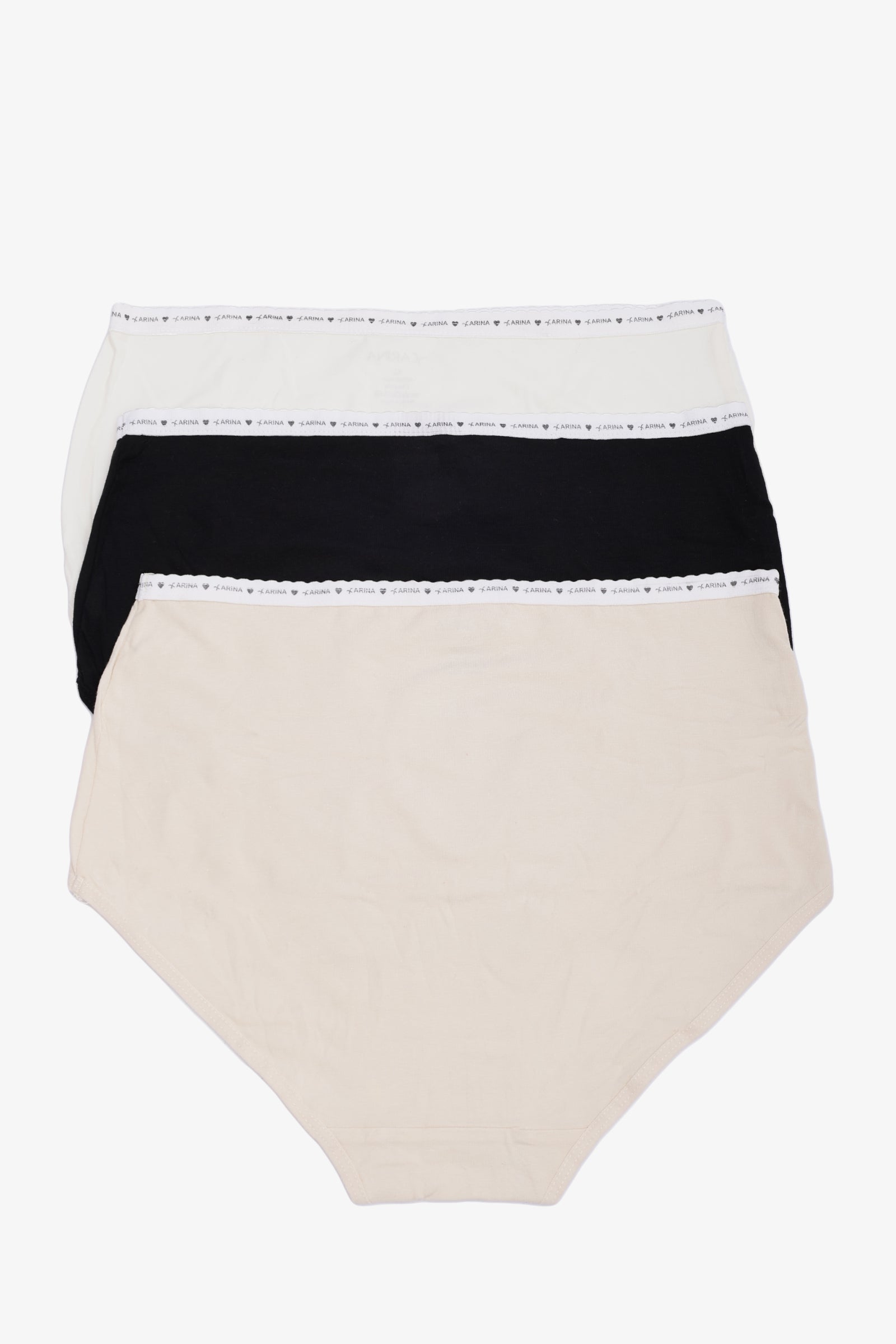 Pack of 3 Colored Full Brief Panties