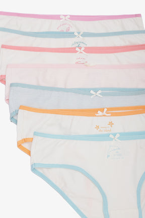 Pack of 7 Colored Bikini Panties