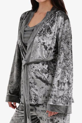 طقم بيجامة قطيفة من 3 قطع