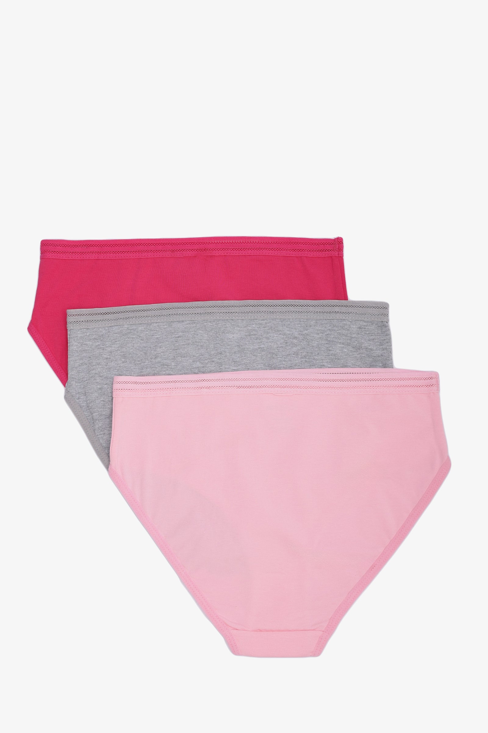 Pack of 3 Colored Full Brief Panties