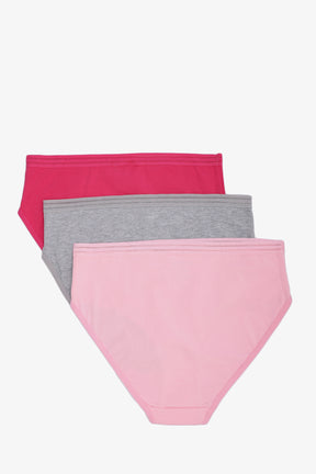 Pack of 3 Colored Full Brief Panties
