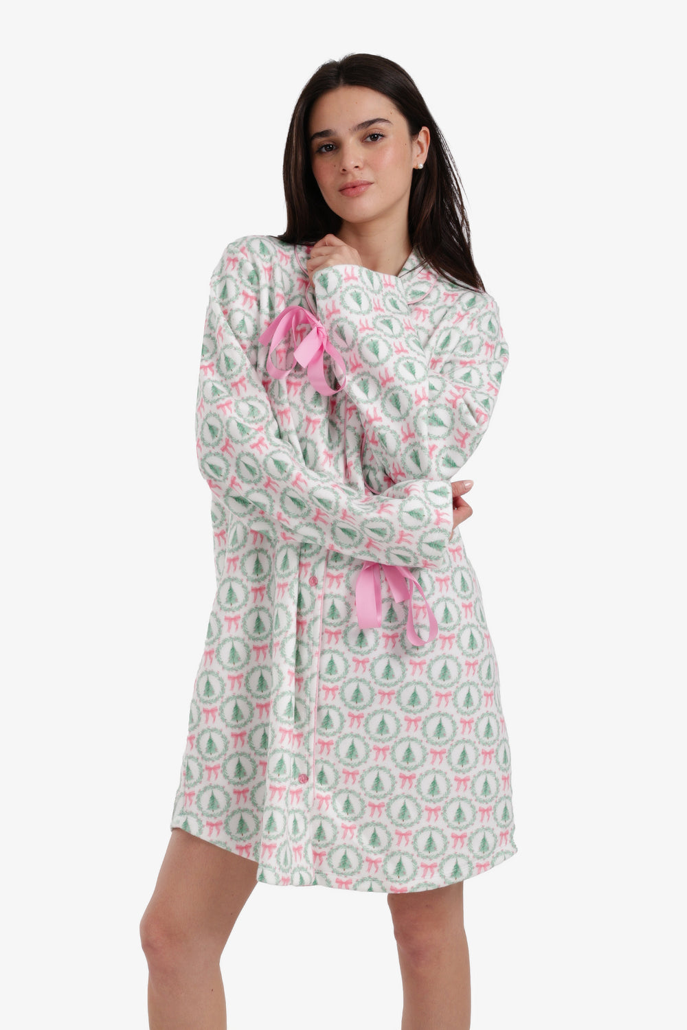 Bow-Sleeve Night Shirt