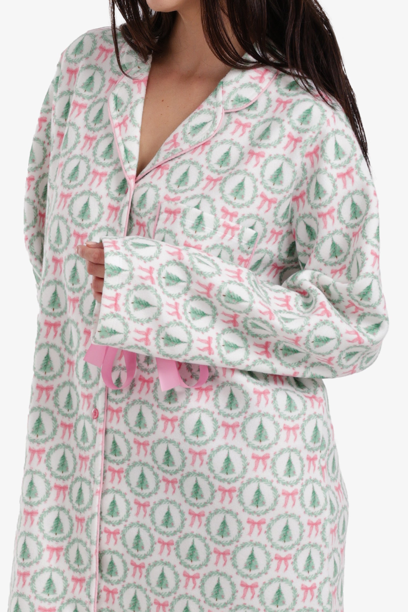 Bow-Sleeve Night Shirt