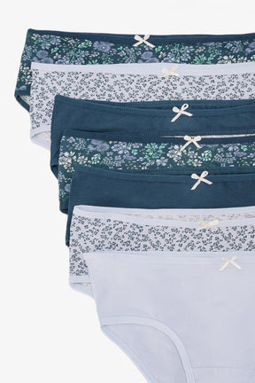 Pack of 7 Colored Brief Panties