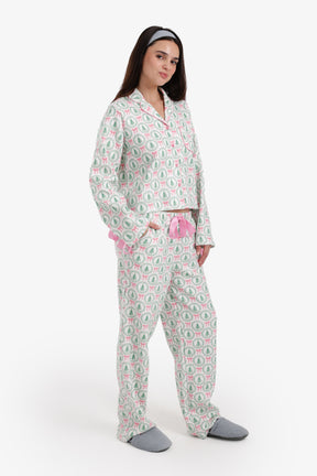 Velvet Christmas Pyjama Set