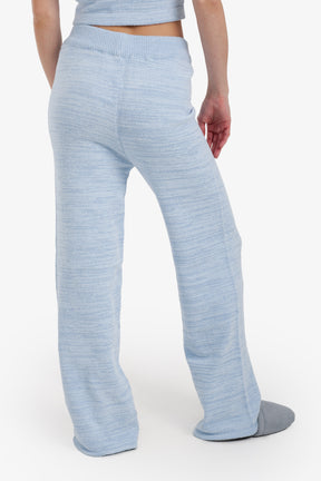 بنطلون بيجامة مريح بنقشة هيذر