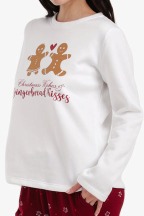 طقم بيجامة بطبعة جينجربريد