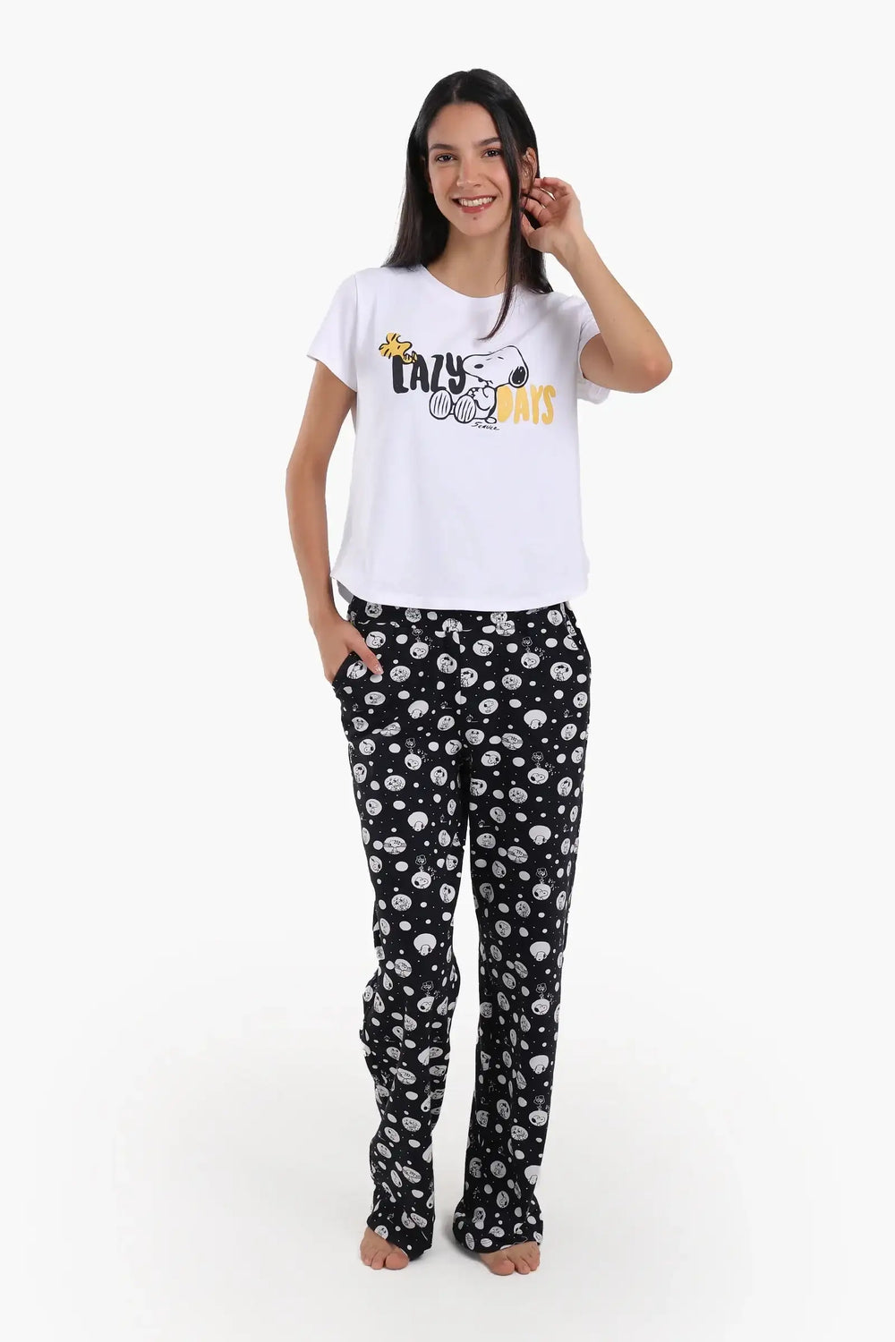 Cotton Short Sleeves Pyjama Set