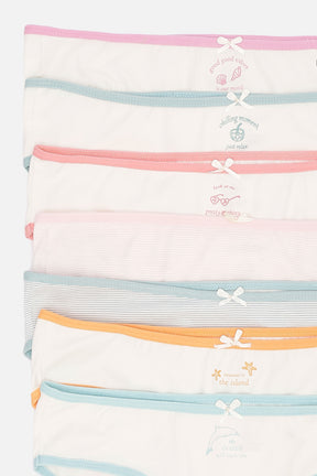 Pack of 7 Colored Bikini Panties