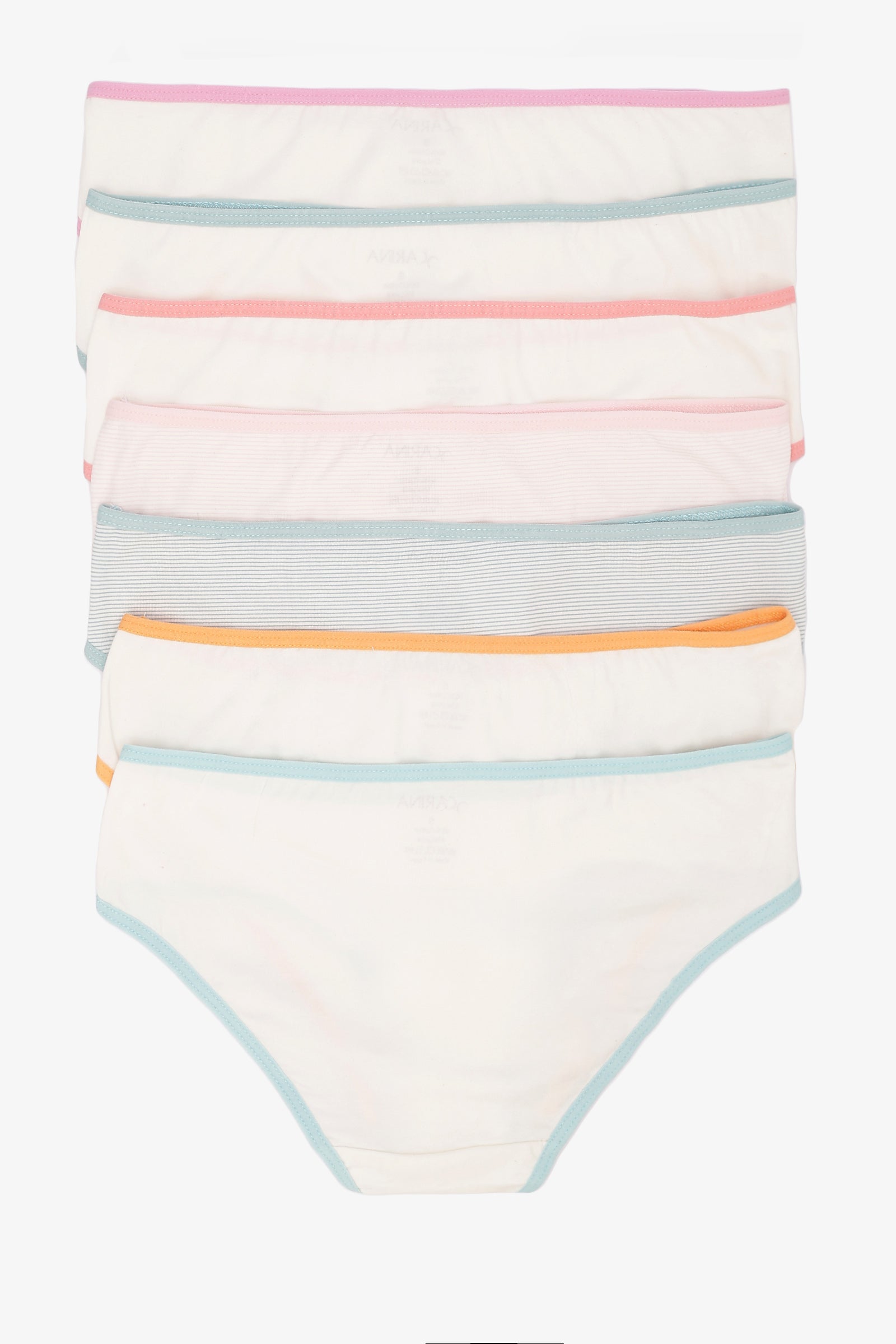 Pack of 7 Colored Bikini Panties