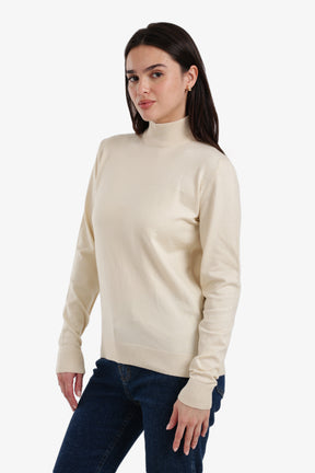 Slim Fit High Neck Pullover