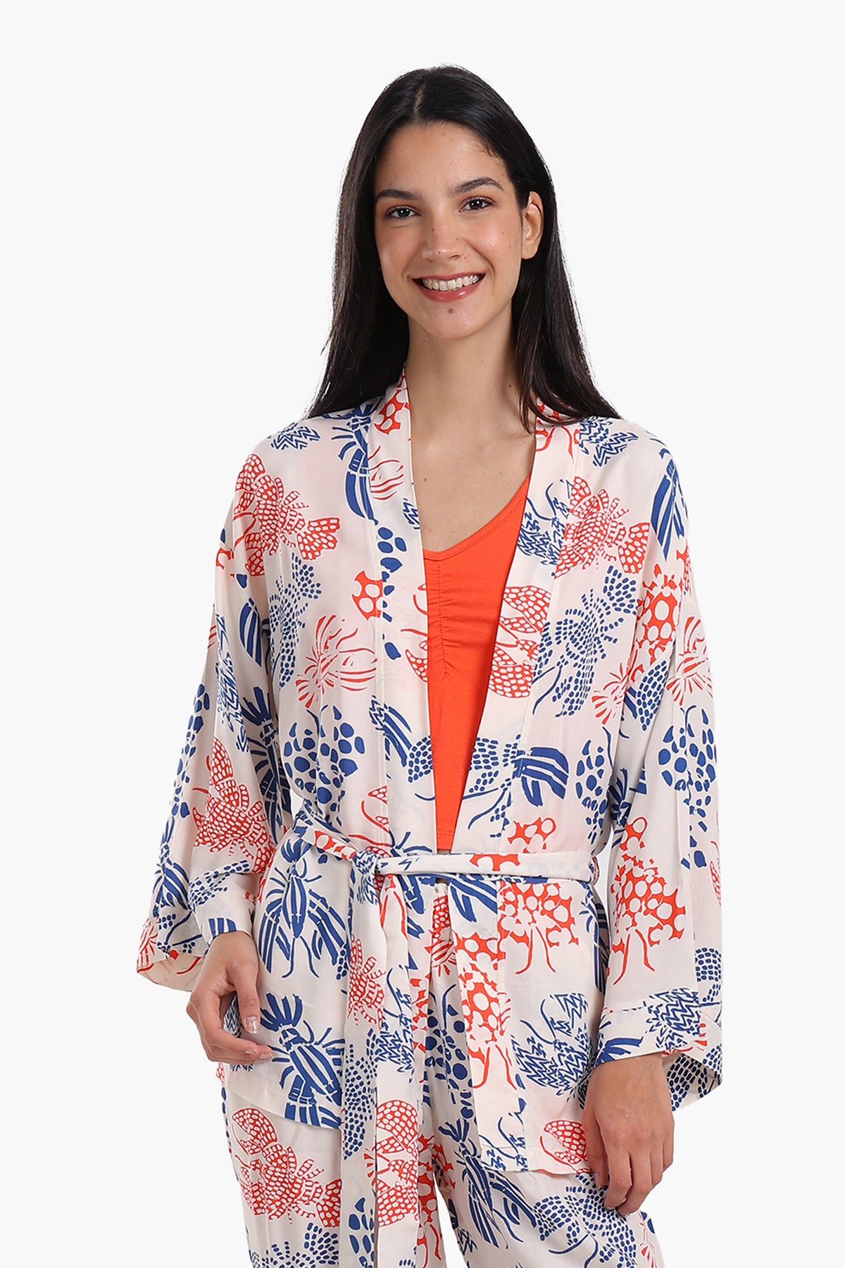 Viscose 3 Pcs Pyjama Set