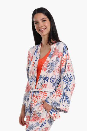 Viscose 3 Pcs Pyjama Set