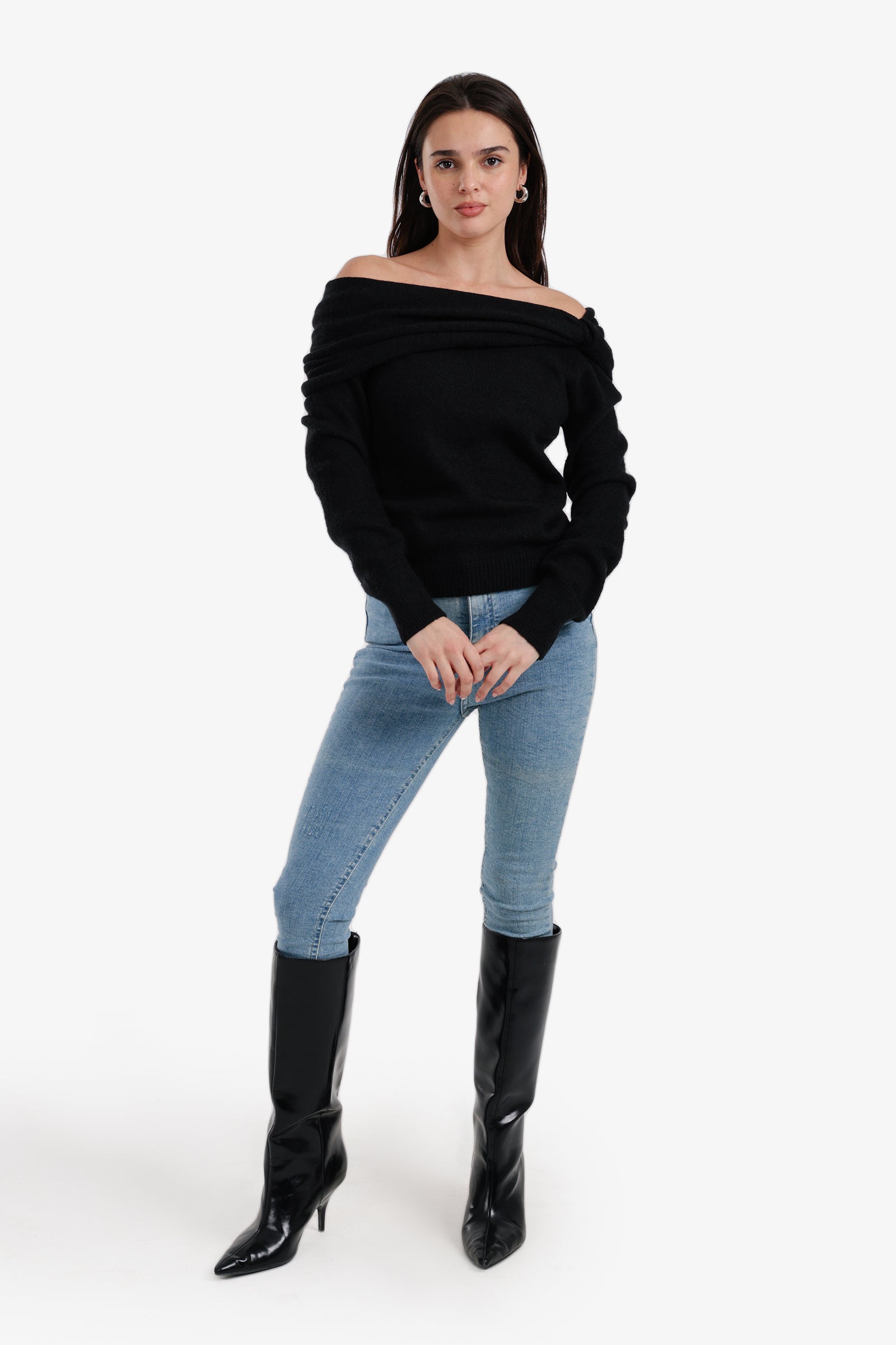 Classic Cowl Neck Pullover
