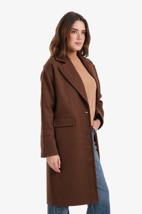 Notch Collar Coat