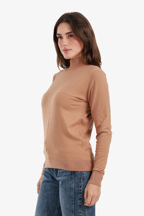 Slim Fit High Neck Pullover