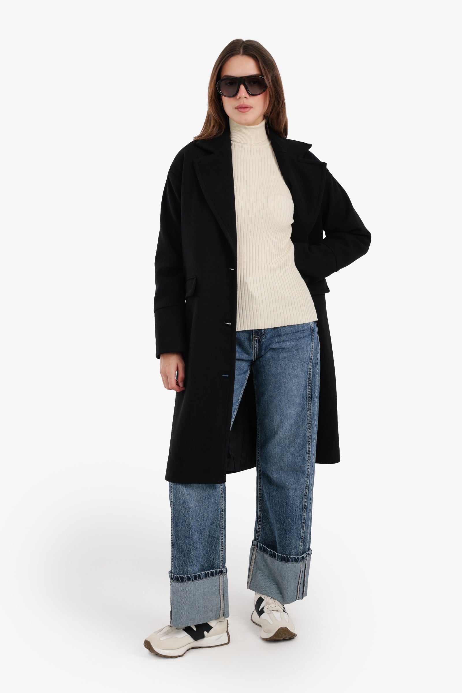 Notch Collar Coat